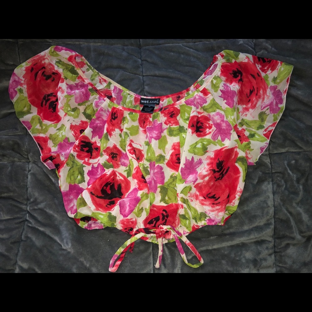 Floral Crop Top